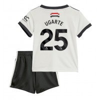 Manchester United Manuel Ugarte #25 Tredje Dräkt Barn 2024-25 Kortärmad (+ Korta byxor)